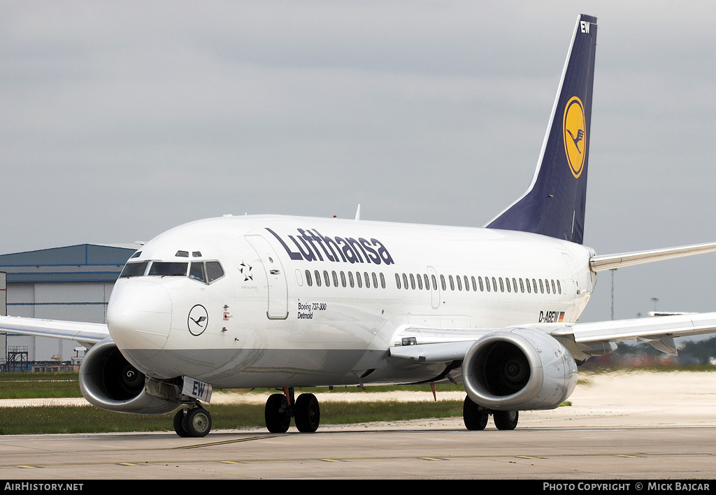 Aircraft Photo of D-ABEW | Boeing 737-330 | Lufthansa | AirHistory.net #32824