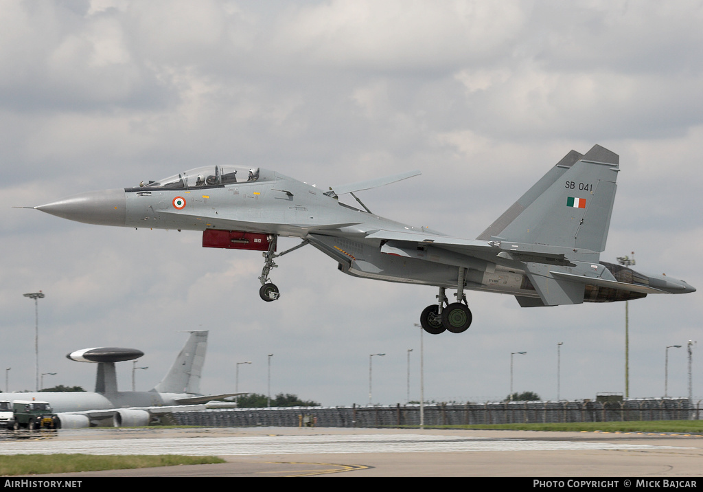 Aircraft Photo of SB041 | Sukhoi Su-30MKI | India - Air Force | AirHistory.net #32847