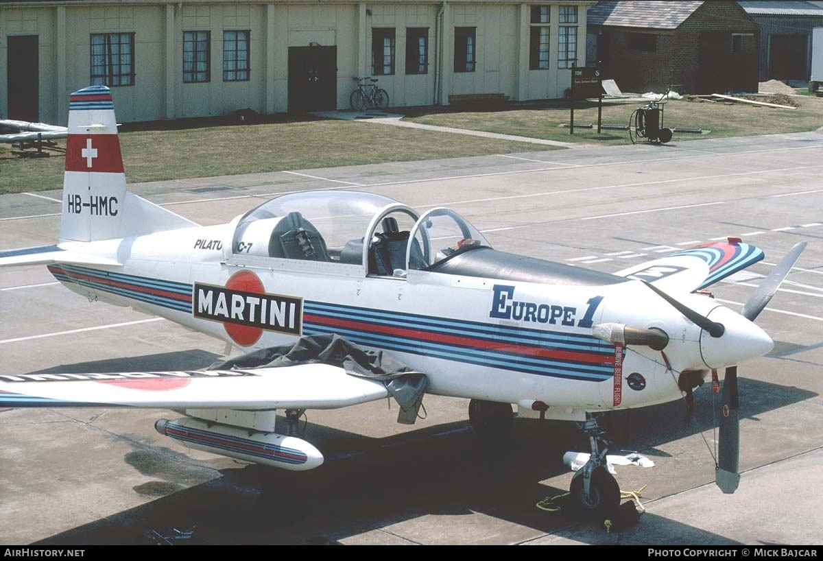 Aircraft Photo of HB-HMC | Pilatus PC-7 | Patrouille Martini-Europe1 | AirHistory.net #32861