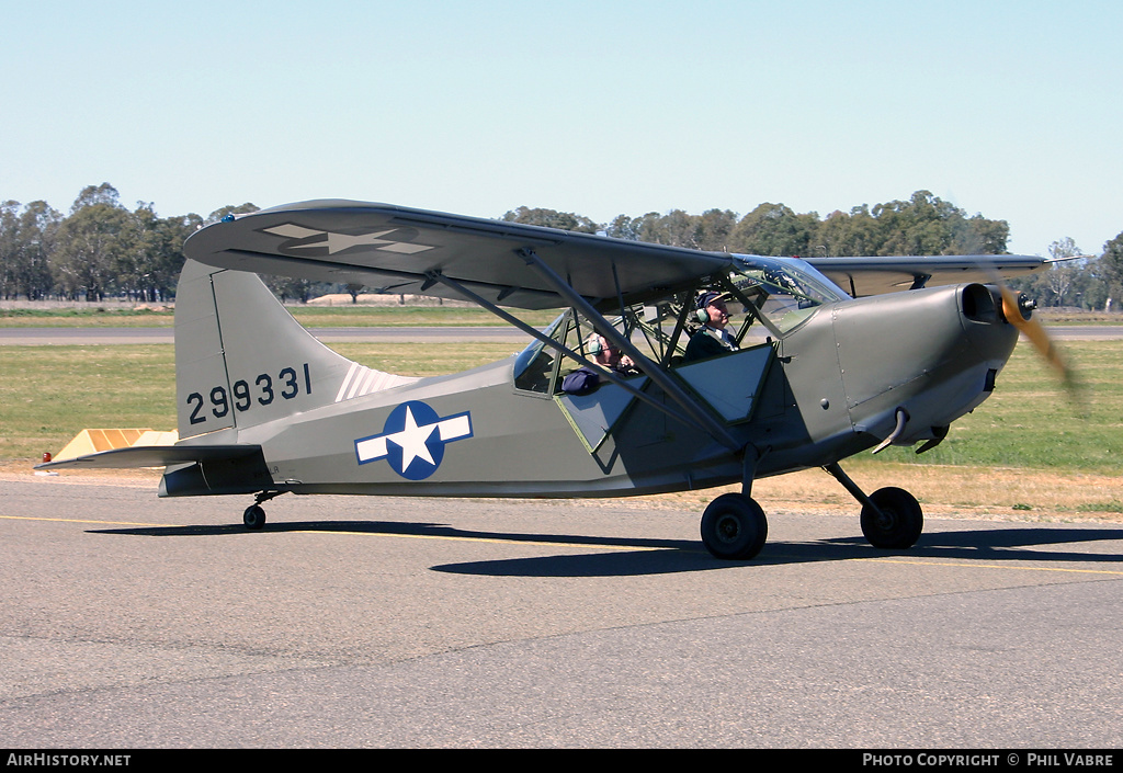 Aircraft Photo of VH-NLR / 299331 | Stinson L-5B Sentinel | USA - Air Force | AirHistory.net #32897