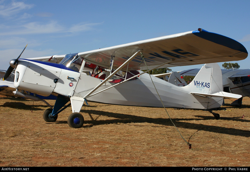 Aircraft Photo of VH-KAS | Auster J-5B Autocar | AirHistory.net #32910