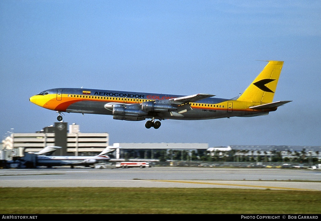 Aircraft Photo of HK-1802 | Boeing 707-123(B) | Aerocóndor | AirHistory.net #32914