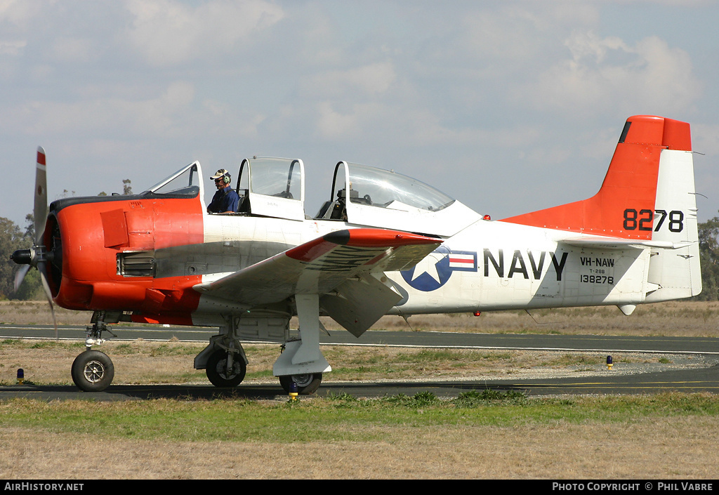 Aircraft Photo of VH-NAW / 138278 | North American T-28B Trojan | USA - Navy | AirHistory.net #32933