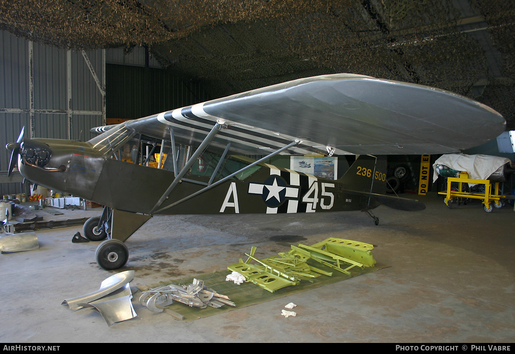 Aircraft Photo of VH-LFJ / 42-36500 | Piper L-4A Cub (O-59A/J-3C-65D) | USA - Air Force | AirHistory.net #32981