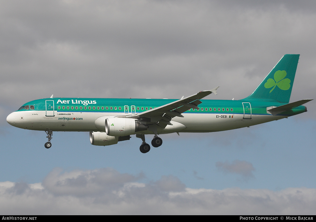 Aircraft Photo of EI-DEB | Airbus A320-214 | Aer Lingus | AirHistory.net #32986