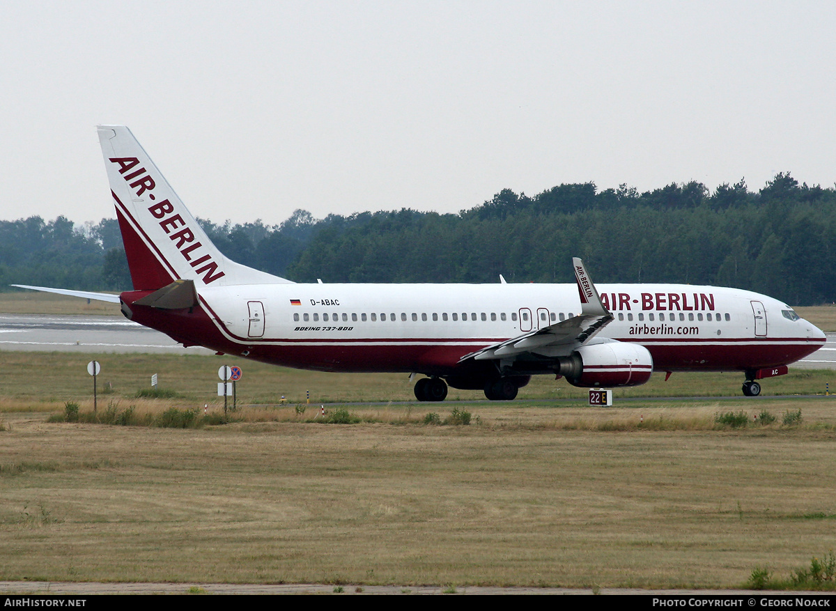 Aircraft Photo of D-ABAC | Boeing 737-86J | Air Berlin | AirHistory.net #32997