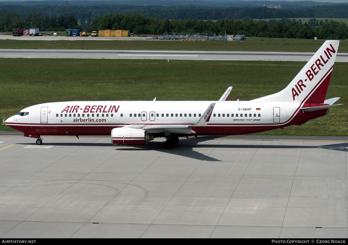 Aircraft Photo of D-ABAP | Boeing 737-86J | Air Berlin | AirHistory.net #33013