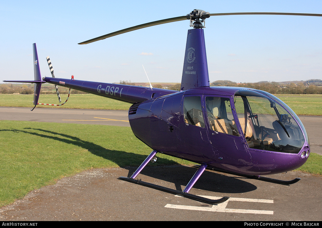 Aircraft Photo of G-DSPI | Robinson R-44 Raven | Central Helicopters | AirHistory.net #33023
