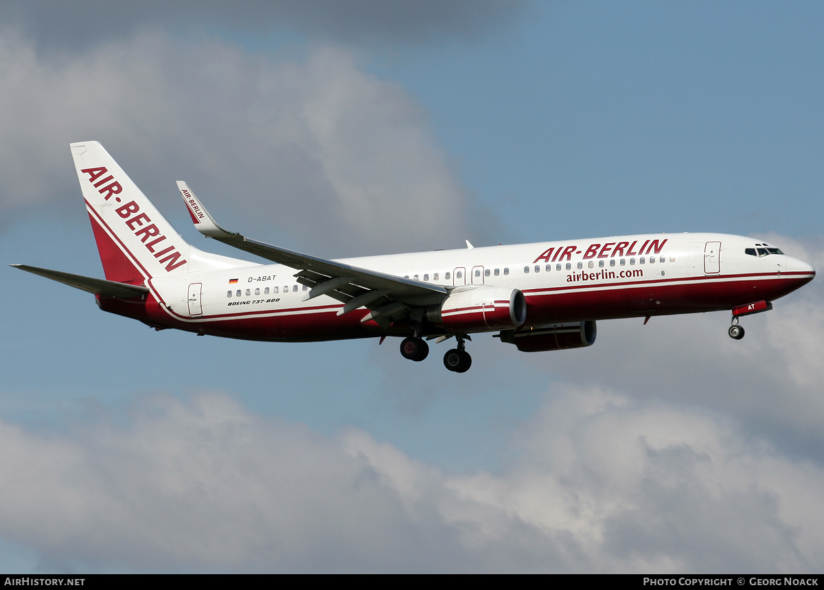 Aircraft Photo of D-ABAT | Boeing 737-86J | Air Berlin | AirHistory.net #33028