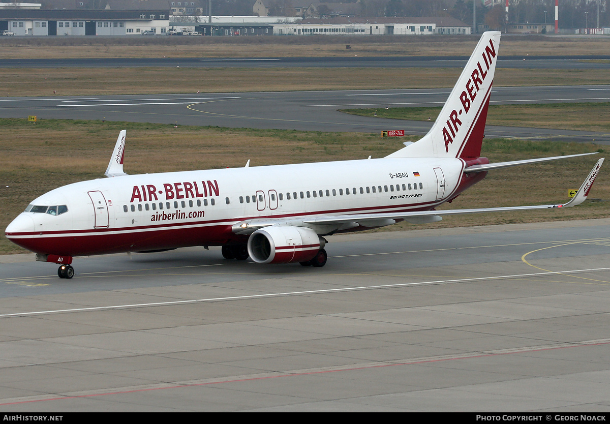 Aircraft Photo of D-ABAU | Boeing 737-86J | Air Berlin | AirHistory.net #33034