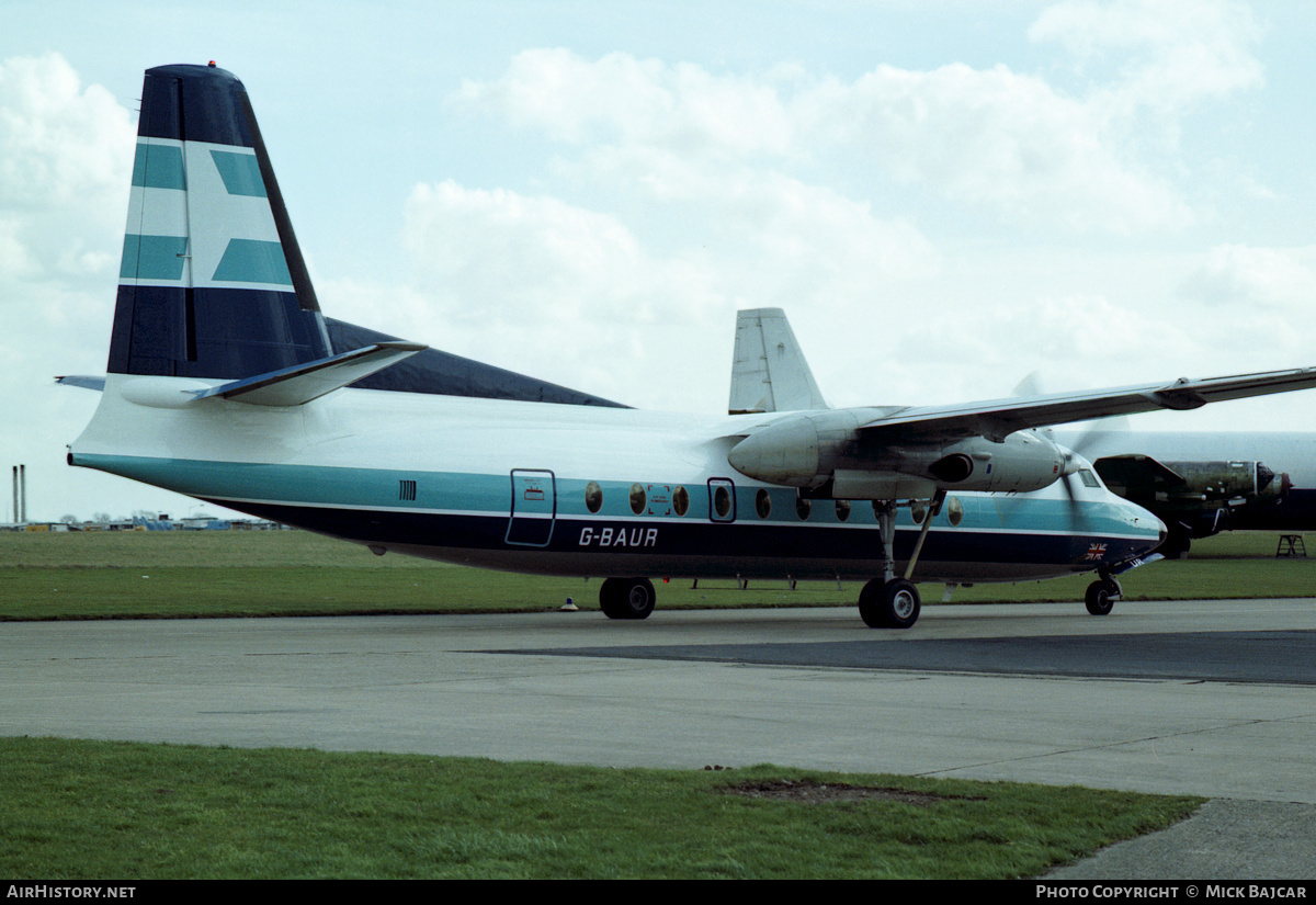Aircraft Photo of G-BAUR | Fokker F27-200 Friendship | AirHistory.net #33039