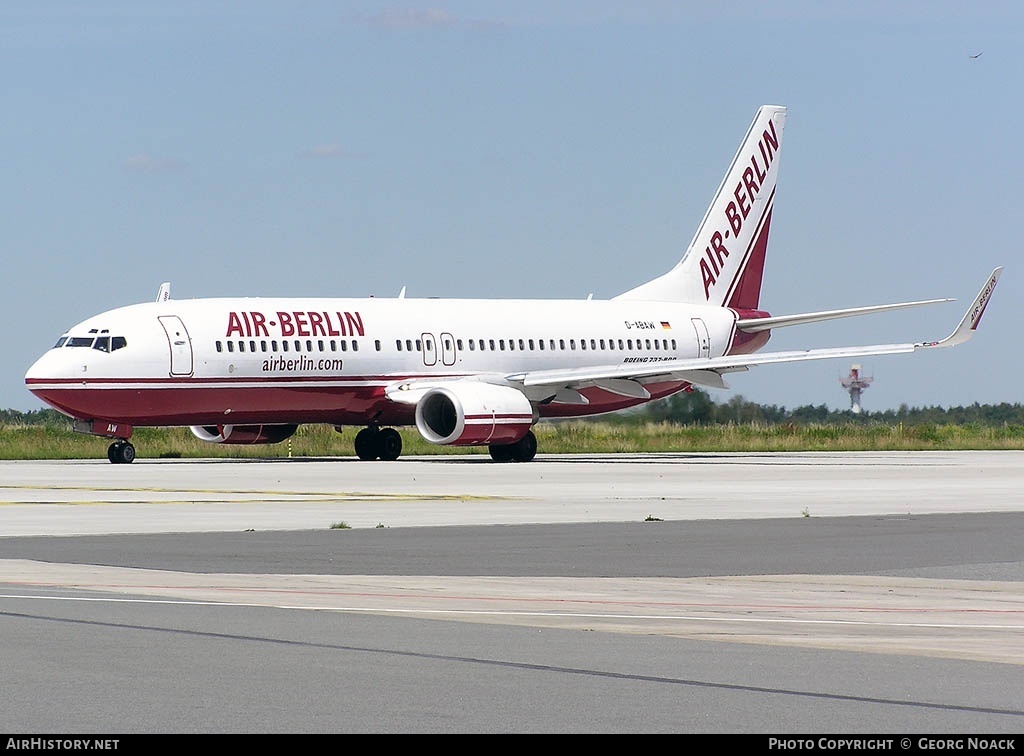 Aircraft Photo of D-ABAW | Boeing 737-86J | Air Berlin | AirHistory.net #33043