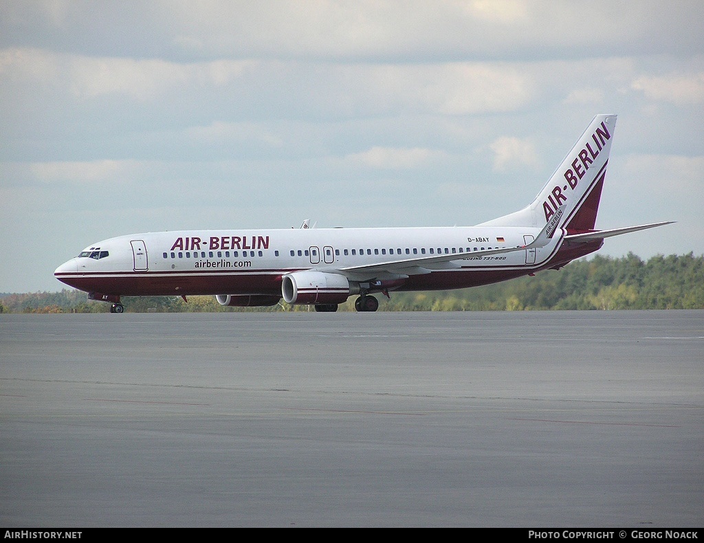 Aircraft Photo of D-ABAY | Boeing 737-86J | Air Berlin | AirHistory.net #33045