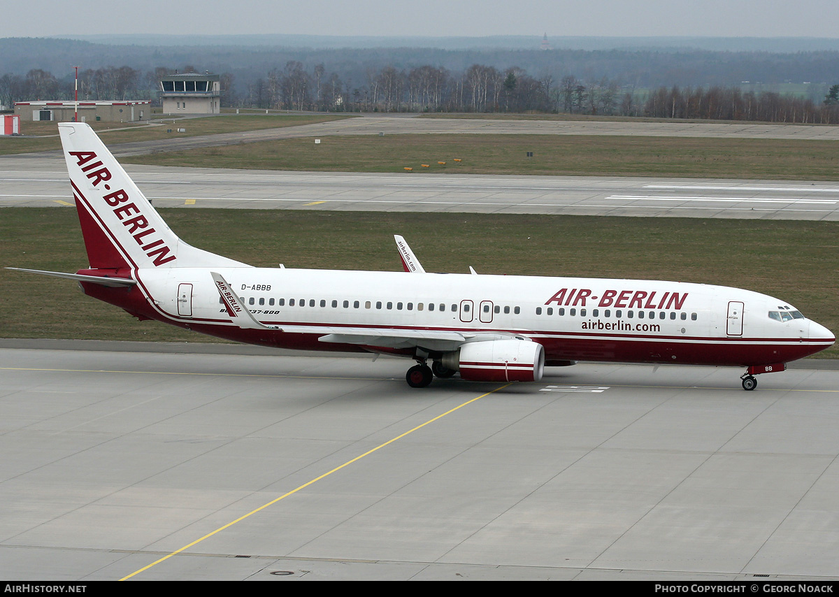 Aircraft Photo of D-ABBB | Boeing 737-86J | Air Berlin | AirHistory.net #33049