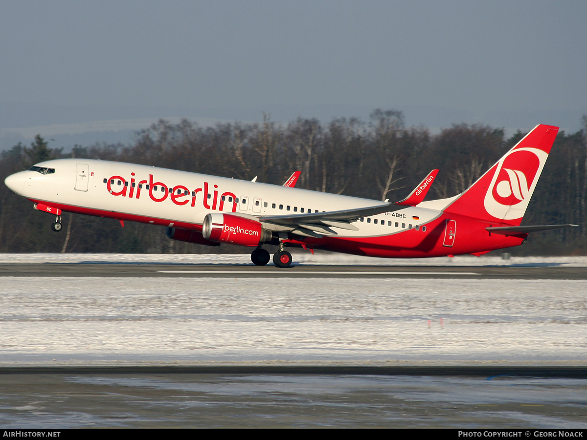 Aircraft Photo of D-ABBC | Boeing 737-86J | Air Berlin | AirHistory.net #33053