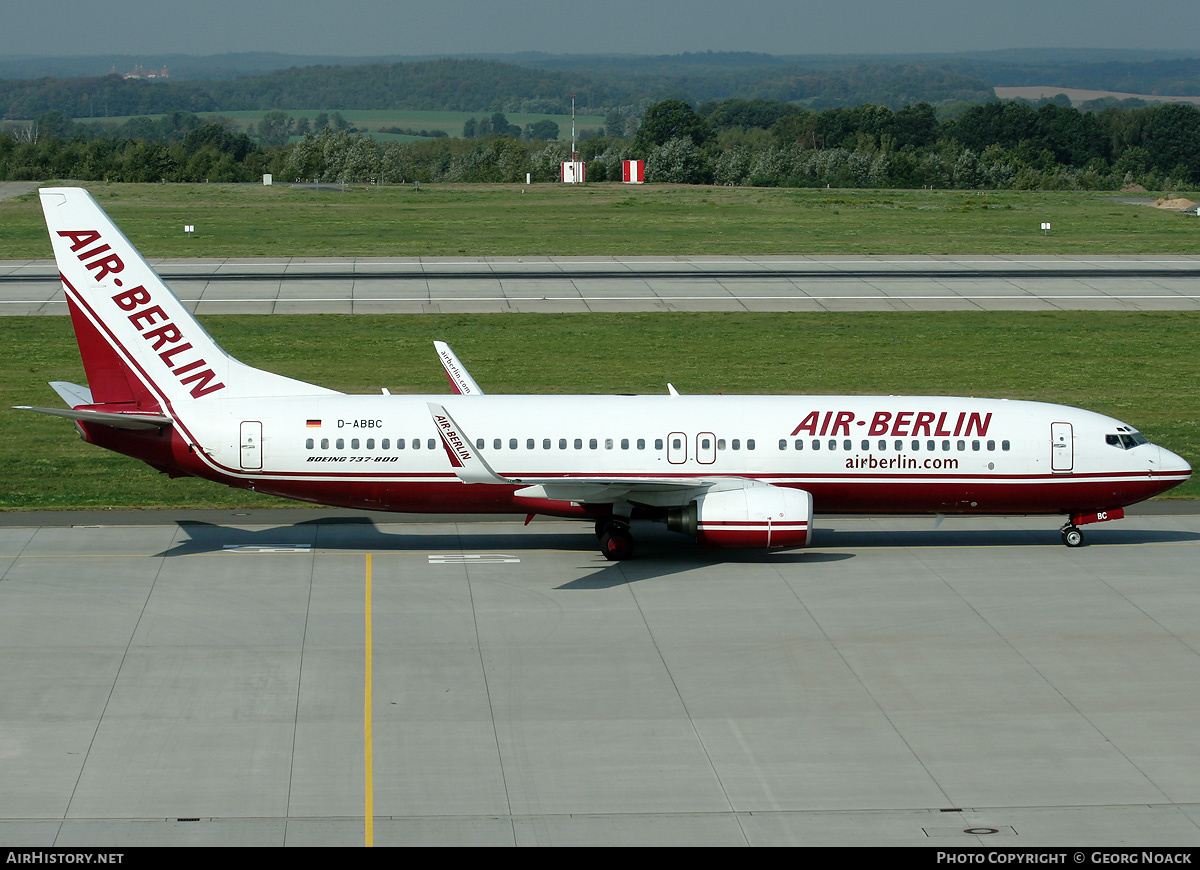 Aircraft Photo of D-ABBC | Boeing 737-86J | Air Berlin | AirHistory.net #33054