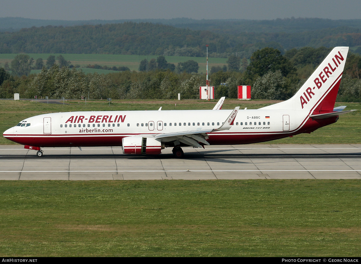 Aircraft Photo of D-ABBC | Boeing 737-86J | Air Berlin | AirHistory.net #33056