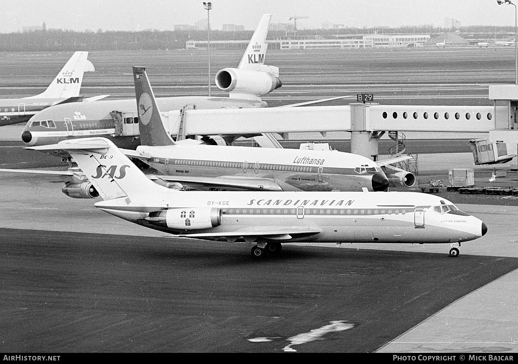 Aircraft Photo of OY-KGE | McDonnell Douglas DC-9-21 | Scandinavian Airlines - SAS | AirHistory.net #33065