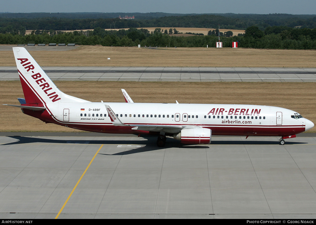 Aircraft Photo of D-ABBF | Boeing 737-86J | Air Berlin | AirHistory.net #33073