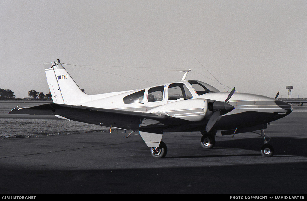 Aircraft Photo of VH-TYD | Beech D55 Baron | AirHistory.net #33081