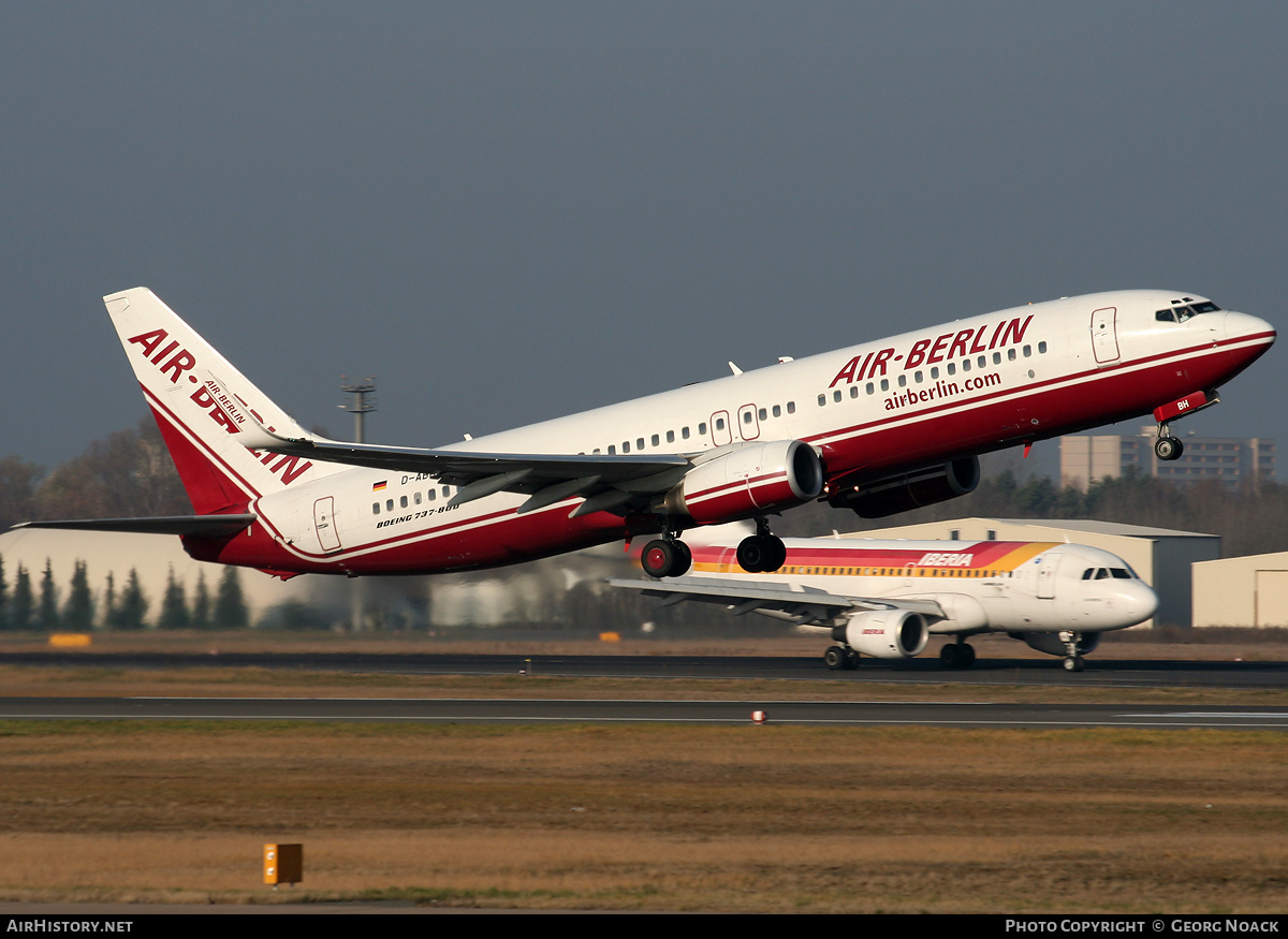 Aircraft Photo of D-ABBH | Boeing 737-86J | Air Berlin | AirHistory.net #33085