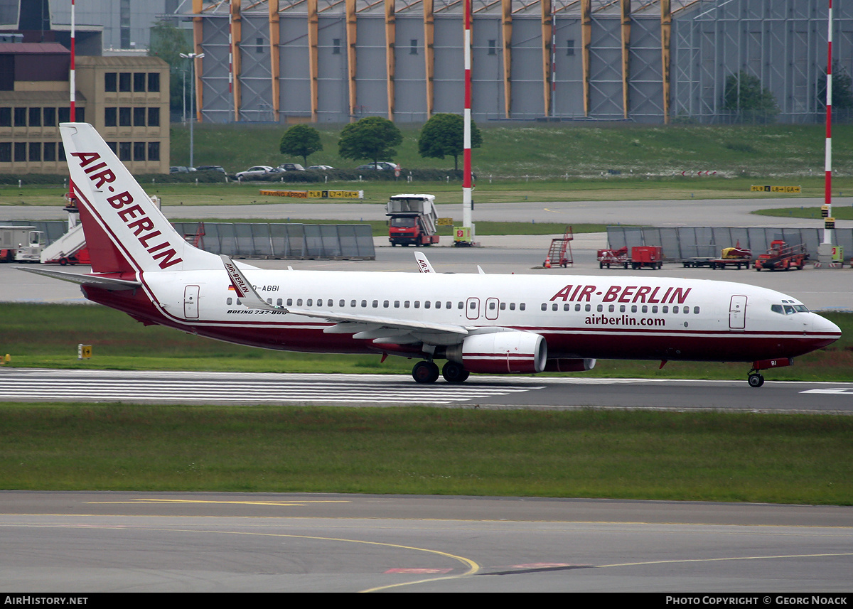 Aircraft Photo of D-ABBI | Boeing 737-86J | Air Berlin | AirHistory.net #33087