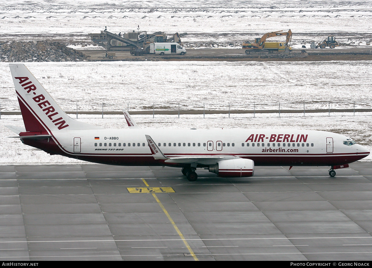 Aircraft Photo of D-ABBO | Boeing 737-86J | Air Berlin | AirHistory.net #33099