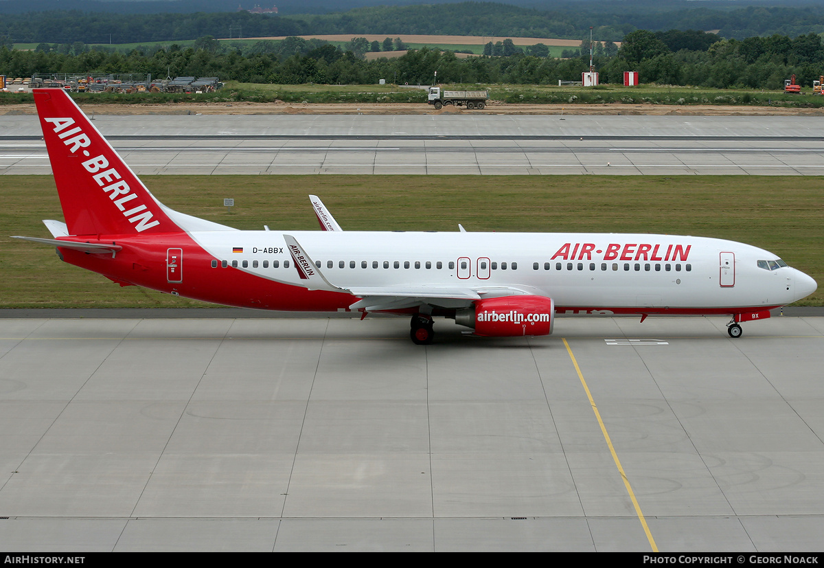 Aircraft Photo of D-ABBX | Boeing 737-808 | Air Berlin | AirHistory.net #33124