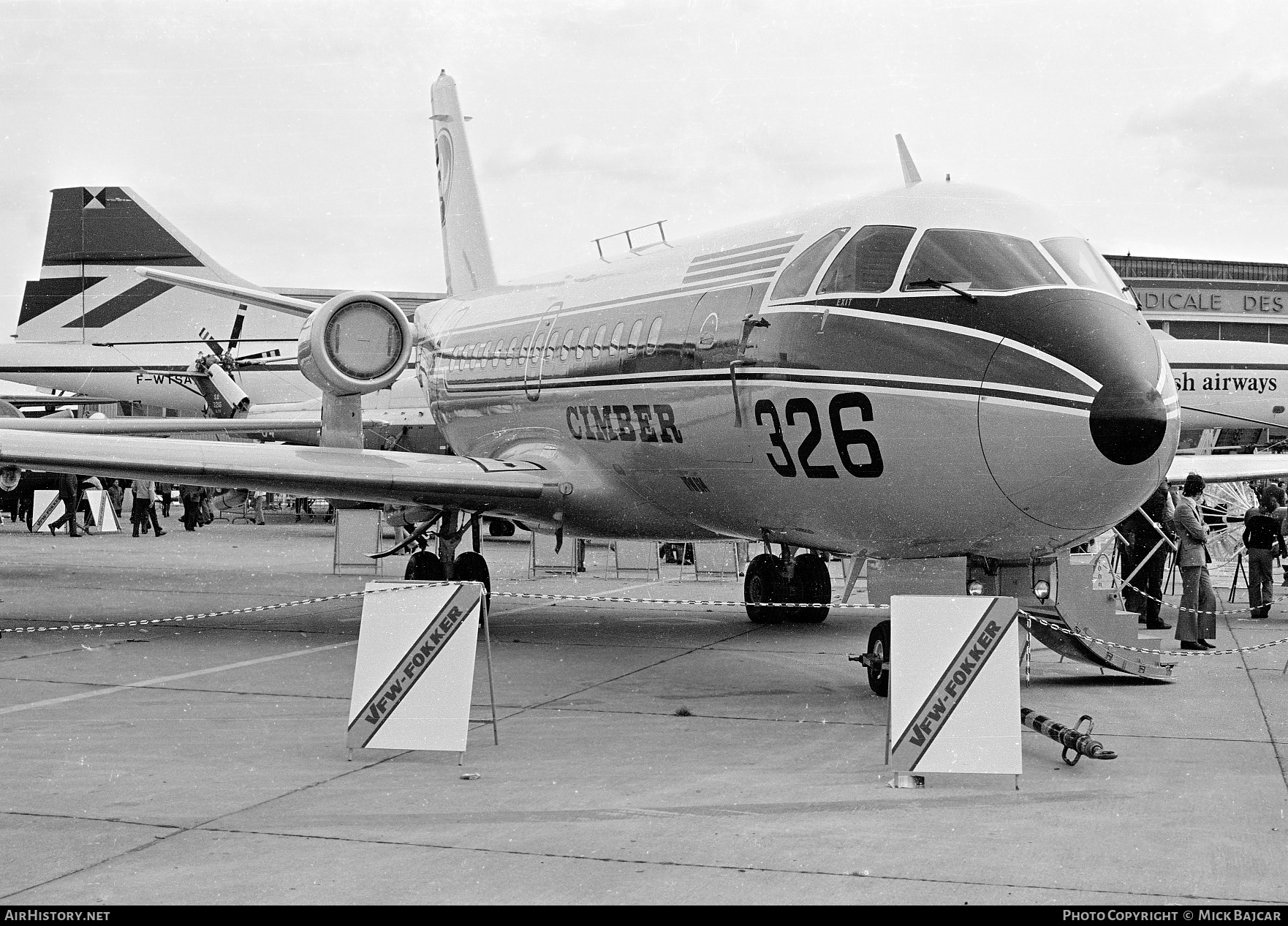 Aircraft Photo of D-BABD | VFW-Fokker VFW-614 | Cimber Air | AirHistory.net #33126