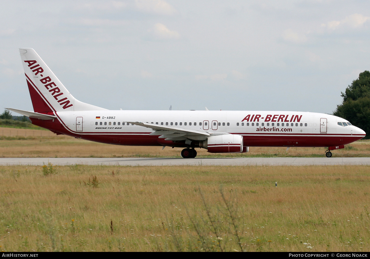 Aircraft Photo of D-ABBZ | Boeing 737-85F | Air Berlin | AirHistory.net #33136