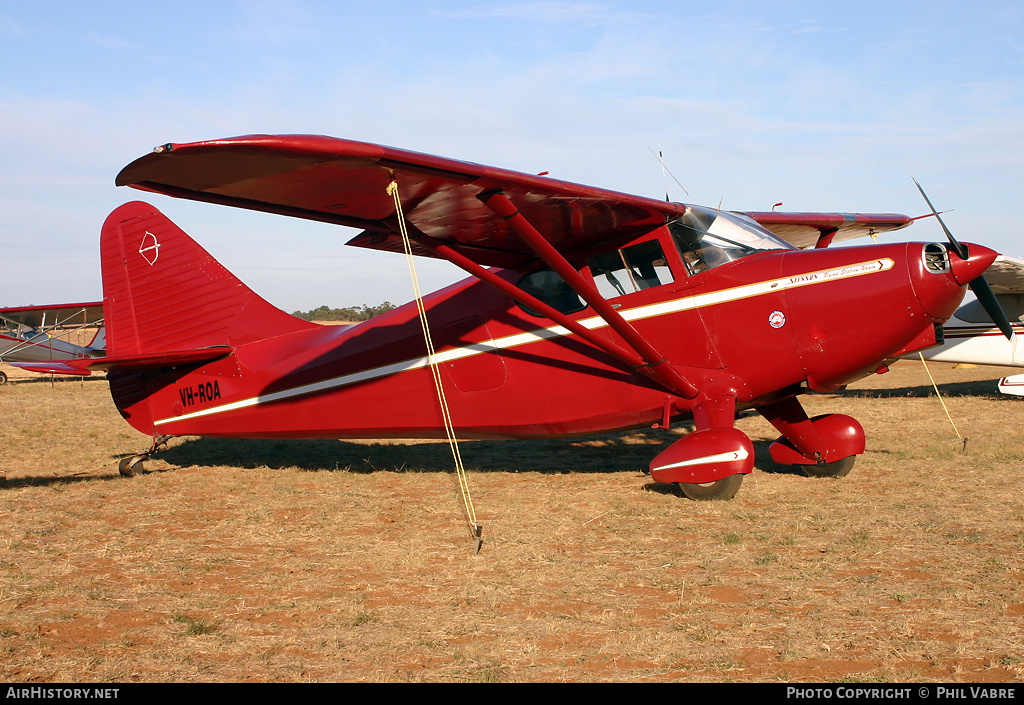 Aircraft Photo of VH-ROA | Stinson 108-3 Voyager | AirHistory.net #33140