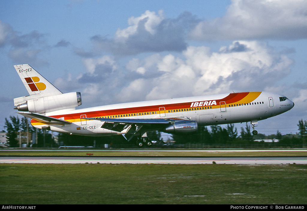 Aircraft Photo of EC-CEZ | McDonnell Douglas DC-10-30 | Iberia | AirHistory.net #33141