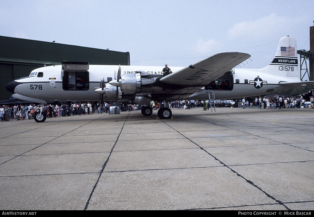 Aircraft Photo of 131578 | Douglas C-118B Liftmaster (DC-6A) | USA - Navy | AirHistory.net #33149