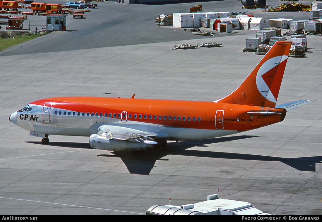 Aircraft Photo of CF-CPE | Boeing 737-217 | CP Air | AirHistory.net #33153