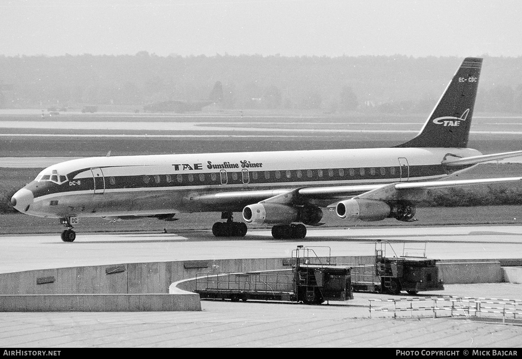 Aircraft Photo of EC-CDC | Douglas DC-8-33 | TAE - Trabajos Aéreos y Enlaces | AirHistory.net #33161