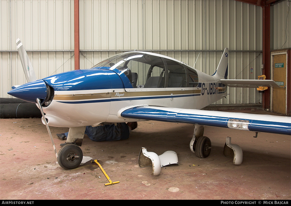 Aircraft Photo of G-JBDH | Robin DR-400-180 Regent | AirHistory.net #33167