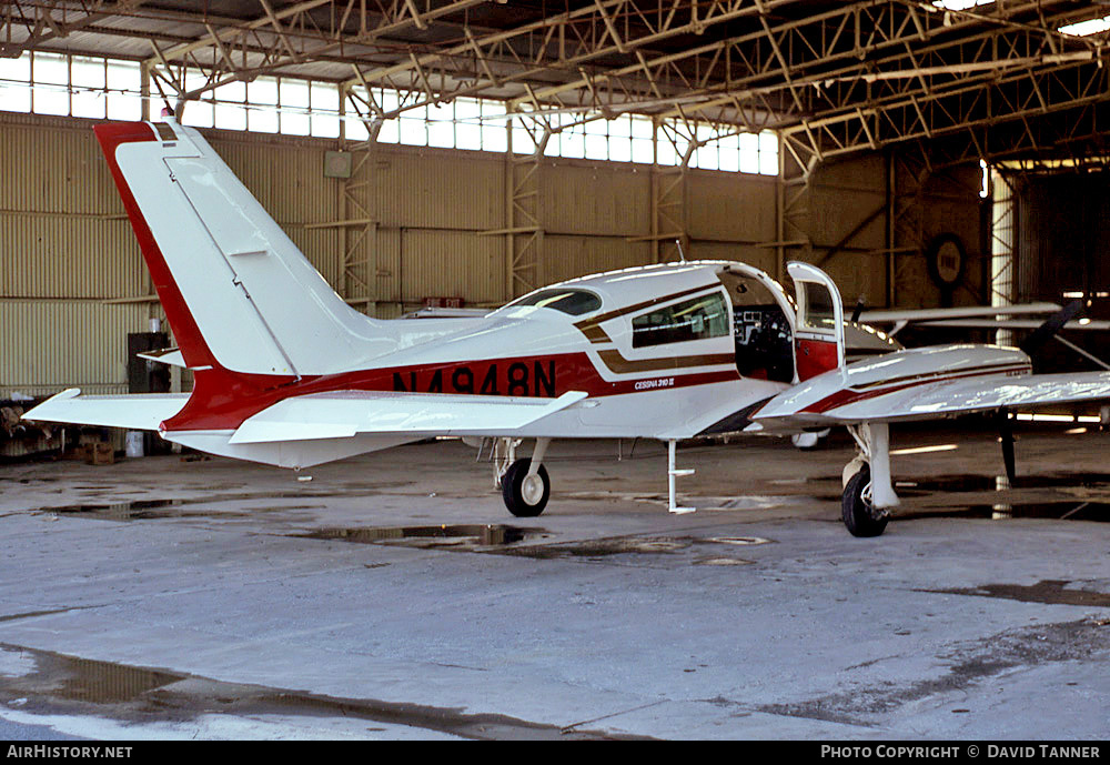 Aircraft Photo of N4948N | Cessna 310R | AirHistory.net #33188