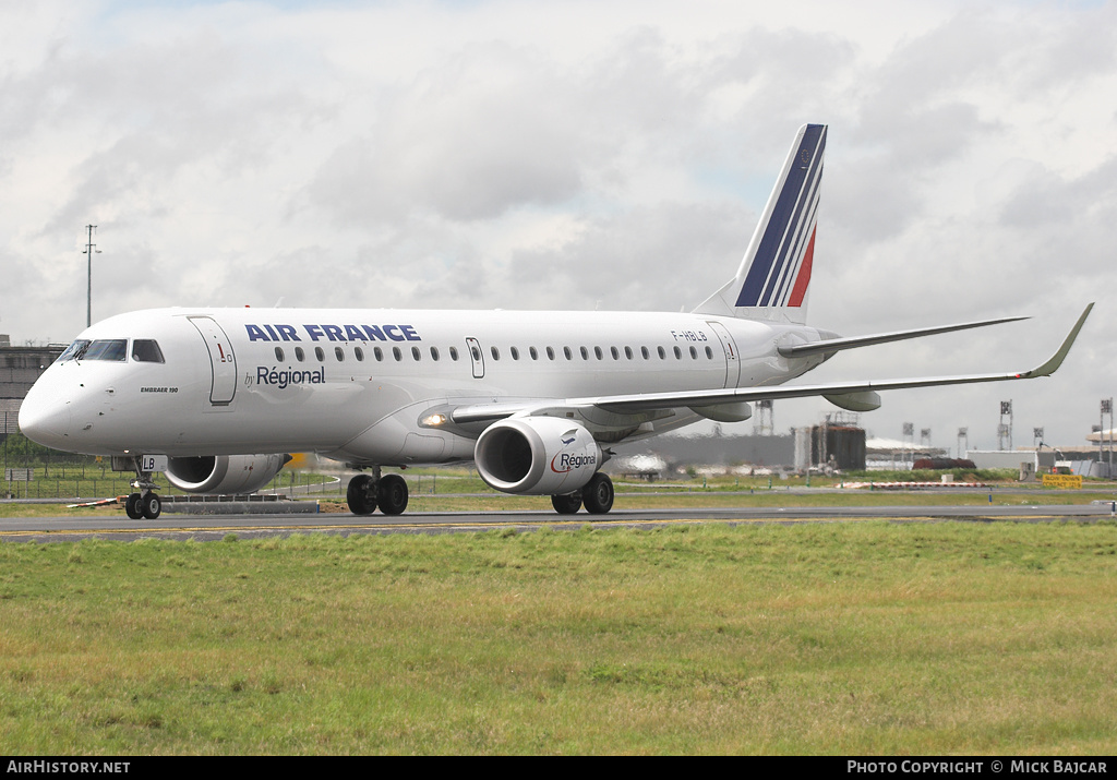 Aircraft Photo of F-HBLB | Embraer 190LR (ERJ-190-100LR) | Air France | AirHistory.net #33192