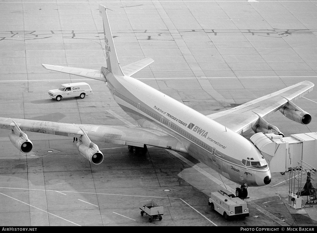 Aircraft Photo of 9Y-TEK | Boeing 707-351C | BWIA International | AirHistory.net #33218