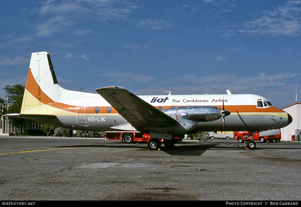 Aircraft Photo of V2-LIK | Hawker Siddeley HS-748 Srs2/217 | LIAT - Leeward Islands Air Transport | AirHistory.net #33227