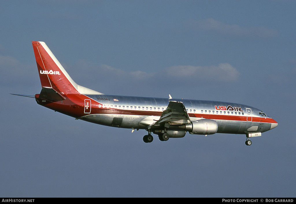 Aircraft Photo of N353AU | Boeing 737-3B7 | USAir | AirHistory.net #33259