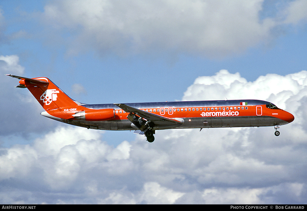 Aircraft Photo of XA-DEK | McDonnell Douglas DC-9-32 | AeroMéxico | AirHistory.net #33265