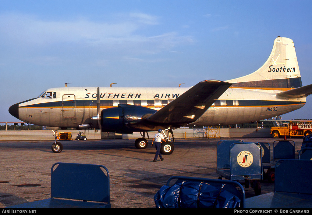 Aircraft Photo of N143S | Martin 404 | Southern Airways | AirHistory.net #33275