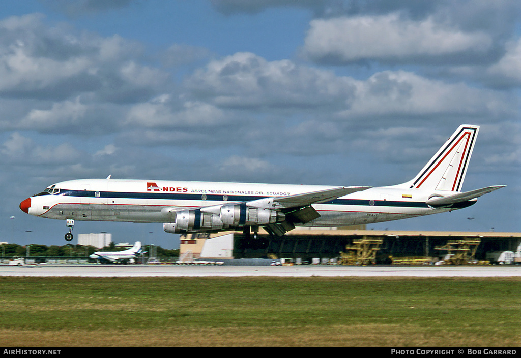 Aircraft Photo of HC-BJT | Douglas DC-8-55(F) | Andes Airlines | AirHistory.net #33281