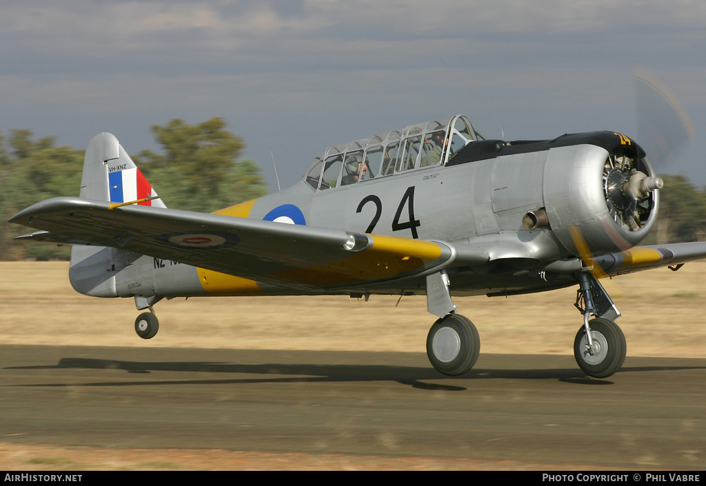 Aircraft Photo of VH-XNZ / NZ1024 | North American AT-6C Harvard IIA | New Zealand - Air Force | AirHistory.net #33284