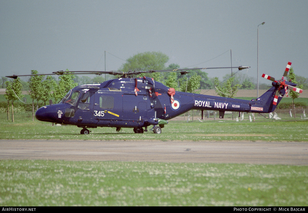 Aircraft Photo of XZ239 | Westland WG-13 Lynx HAS3 | UK - Navy | AirHistory.net #33299
