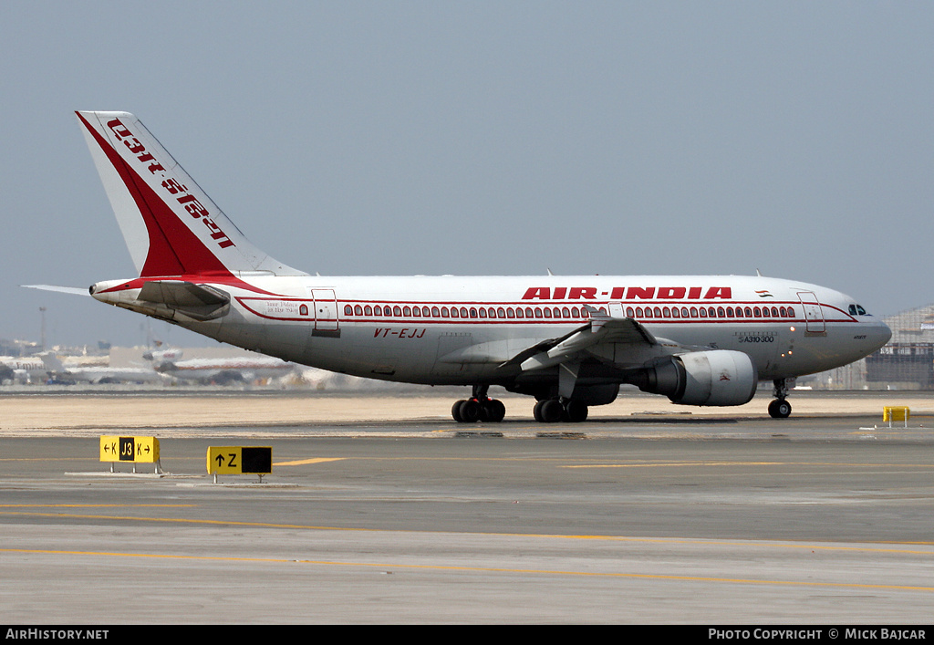 Aircraft Photo of VT-EJJ | Airbus A310-304 | Air India | AirHistory.net #33301