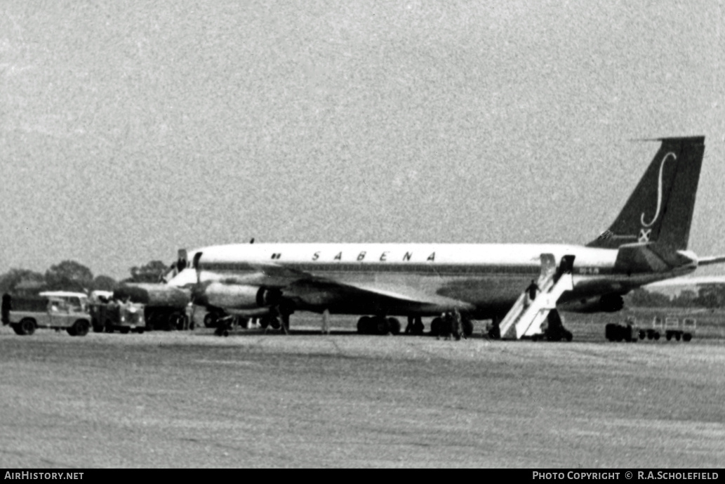 Aircraft Photo of OO-SJB | Boeing 707-329 | Sabena | AirHistory.net #33308