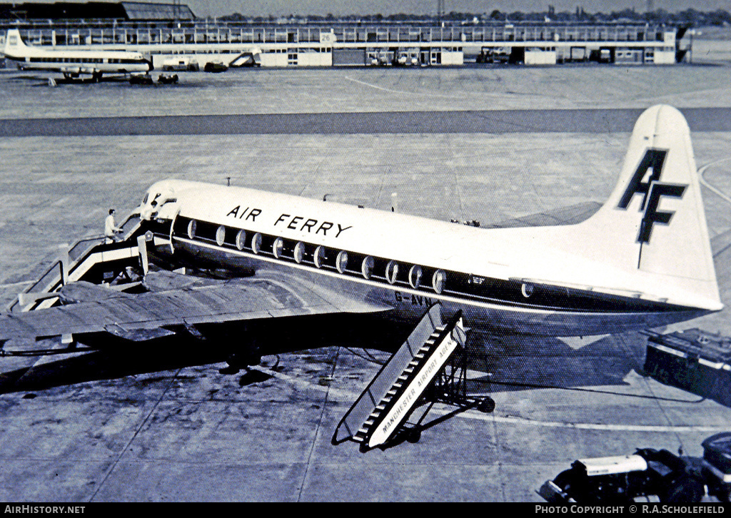 Aircraft Photo of G-AVNJ | Vickers 812 Viscount | Air Ferry | AirHistory.net #33310