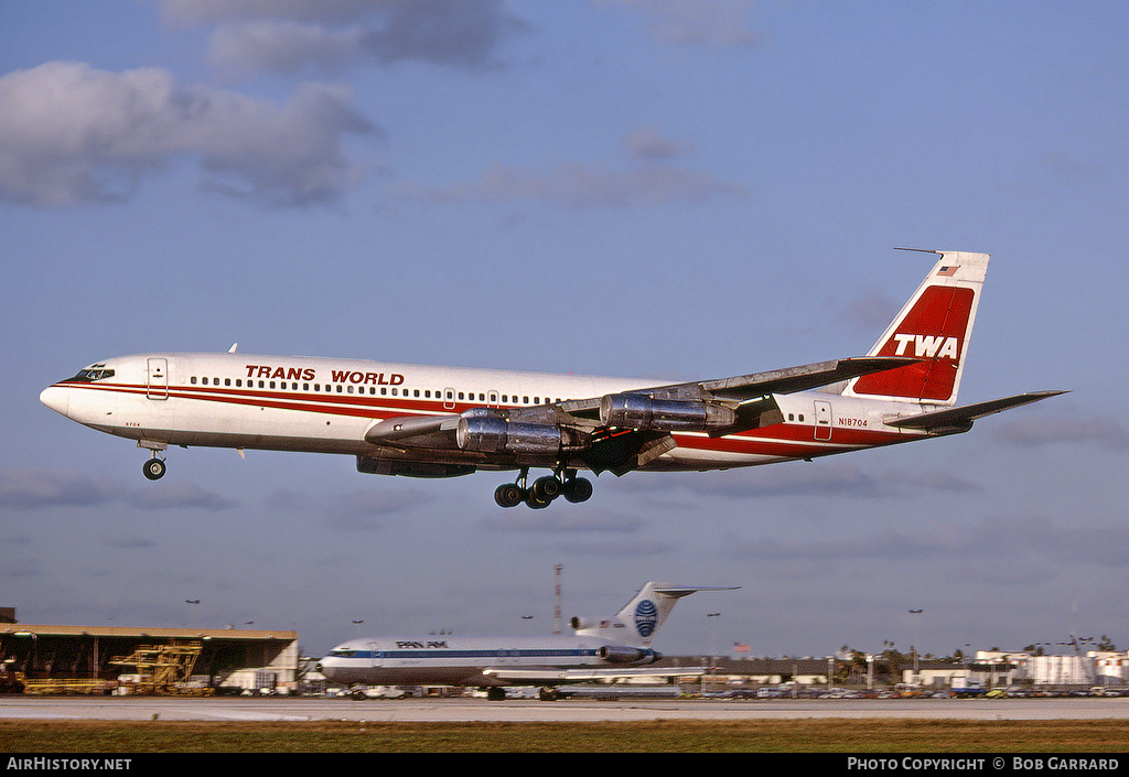 Aircraft Photo of N18704 | Boeing 707-331B | Trans World Airlines - TWA | AirHistory.net #33318